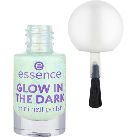 Lac de unghii mini Glow in the dark, 01 Green, 5 ml, Essence 690287