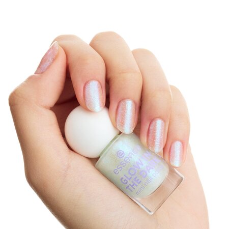 Lac de unghii mini Glow in the dark, 01 Green, 5 ml, Essence 690291