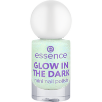 Lac de unghii mini Glow in the dark, 01 Green, 5 ml, Essence