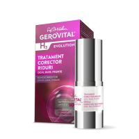 Tratament corector pentru riduri ochi, buze si frunte Gerovital H3 Evolution, 15 ml, Farmec