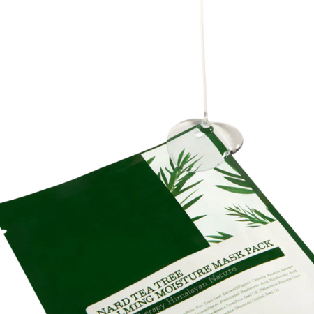 Masca hidratanta si calmanta pentru fata Himalaya Herb, Tea Tree, 30 bucati, Nard 690333
