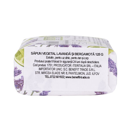 Sapun lavanda si bergamota, 125 g, Iteritalia 690328