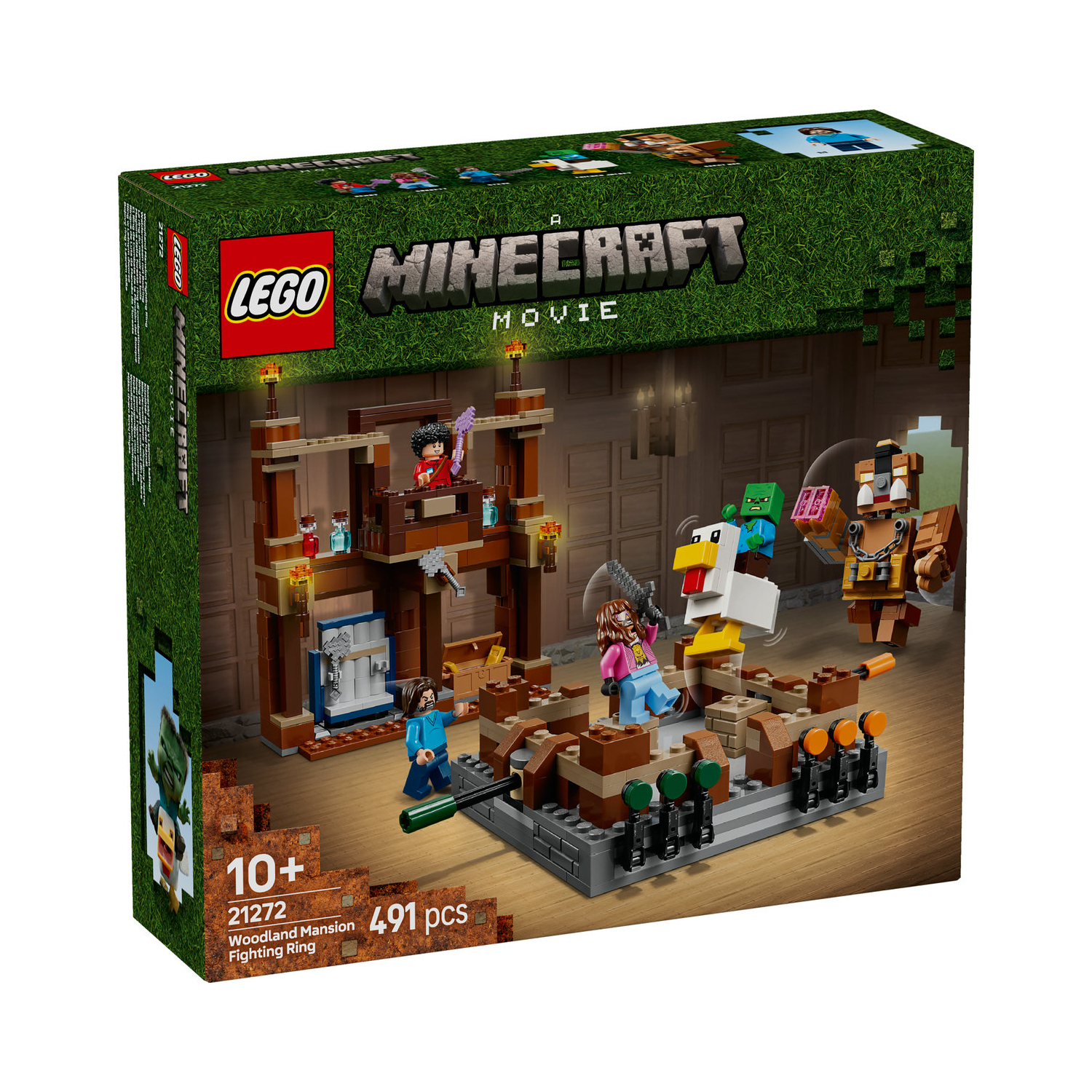 Ring de lupta la conacul din padure Minecraft, +10 ani, 21272, Lego