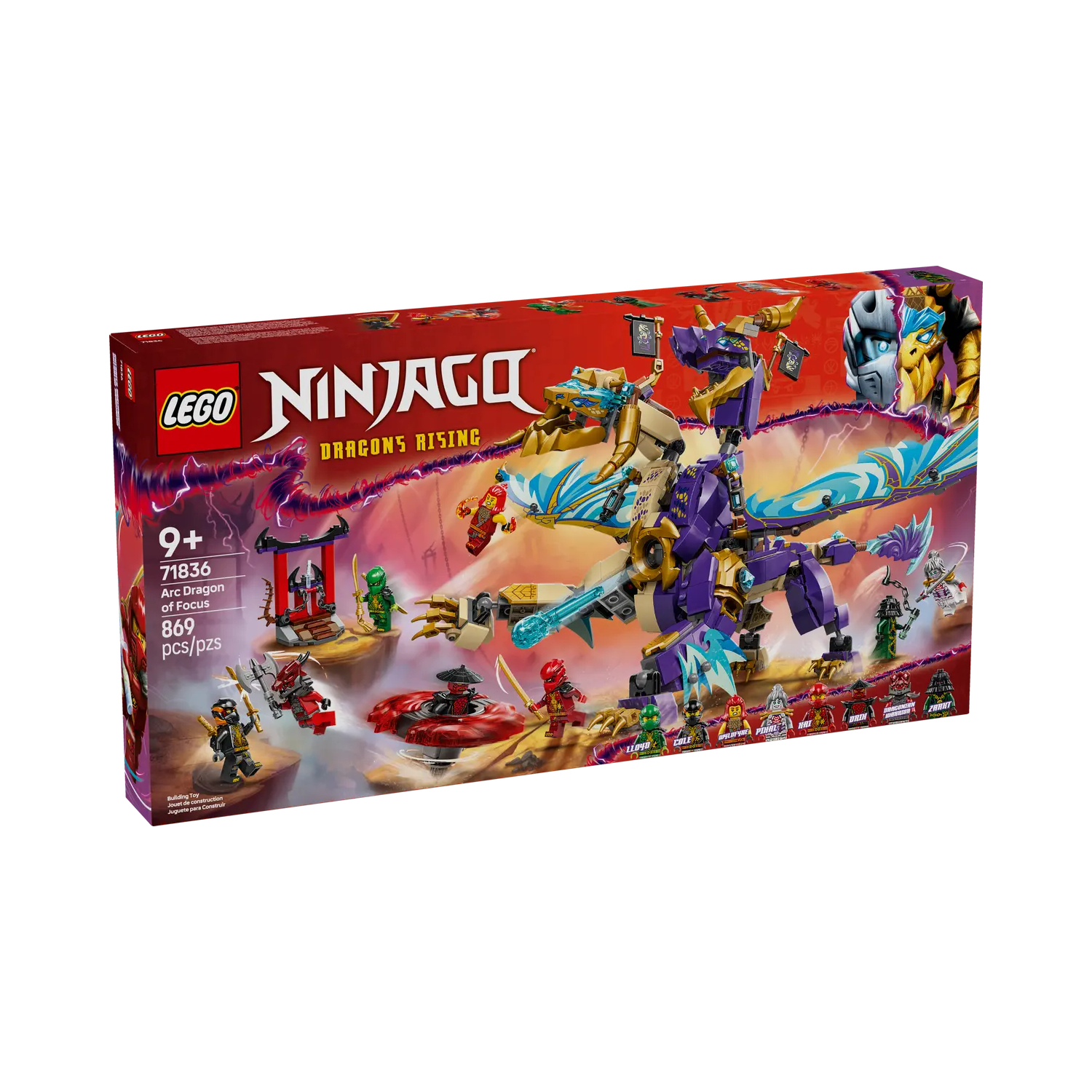 Dragonul Concentrarii Arc Ninjago, +9 ani, 71836, Lego