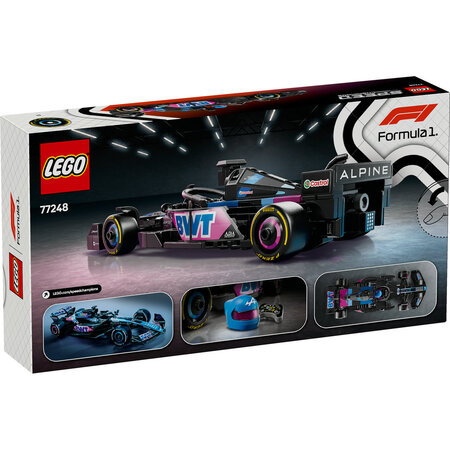 Masina de curse F1 Bwt Alpine Speed Champions, +10 ani, 77248, Lego 690612