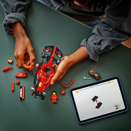 Masina de curse F1 Ferrari SF-24 Speed Champions, +10 ani, 77242, Lego 690628