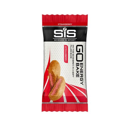 Prajitura energizanta Go Energy Bake, Capsuni, 50 g, Sis