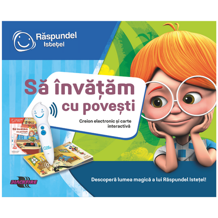 Pachet creion si carte, 3 ani+, Sa invatam cu povesti, Raspundel Istetel 690718