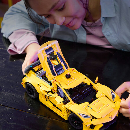 Chevrolet Corvette Stingray Technic, + 9 ani, 42205, Lego 690730