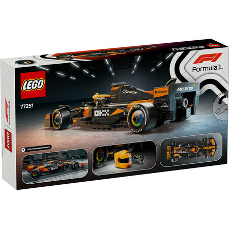 Masina de curse McLaren F1 Speed Champions, + 10 ani, 77251, Lego 690754