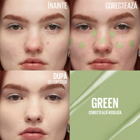 Corector instant Anti Age Eraser, Verde, 6.8 ml, Maybelline 690850