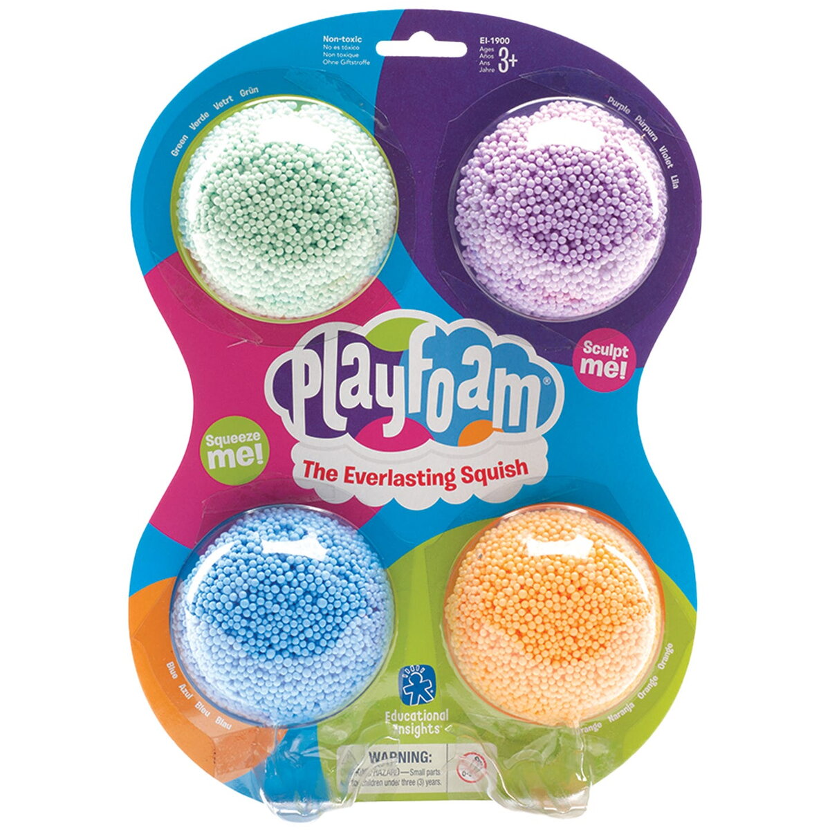 Spuma de modelat, +3 ani, 4 bucati, Playfoam