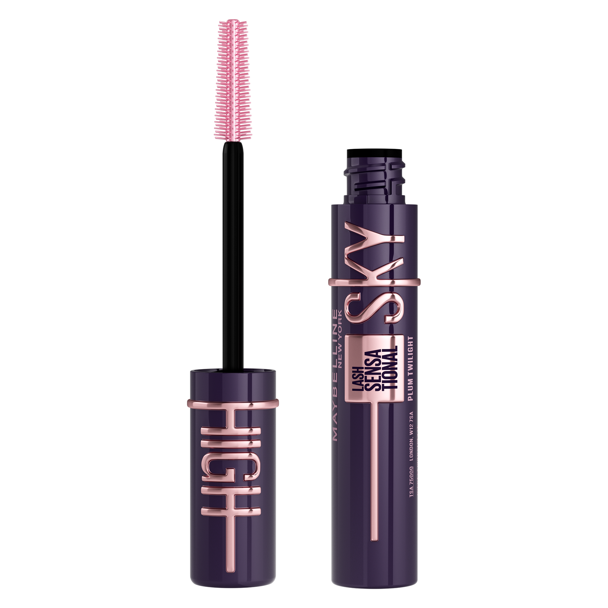 Mascara Lash Sensational Sky High, Plum Twilight, 7.2 ml, Maybelline