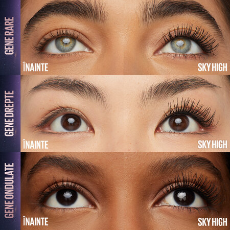 Mascara Lash Sensational Sky High, Plum Twilight, 7.2 ml, Maybelline 690873