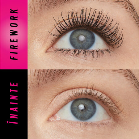 Mascara Lash Sensational Firework, Electro Black, 10 ml, Maybelline 690894