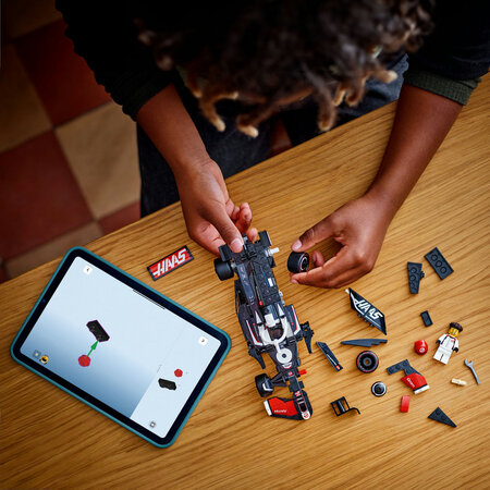 Masina de curse MoneyGram Haas F1 Team VF-24 Speed Champions, + 10 ani, 77250, Lego 690933