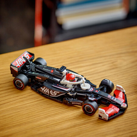Masina de curse MoneyGram Haas F1 Team VF-24 Speed Champions, + 10 ani, 77250, Lego 690935