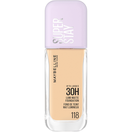 Fond de ten Superstay 30h Lumi Matte, 118, 35 ml, Maybelline 690922