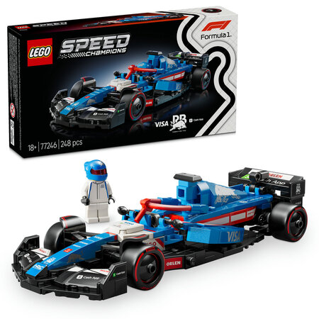 Masina de curse F1 Visa Cash App RB  VCarb 01 Speed Champions, + 18 ani, 77246, Lego 691053