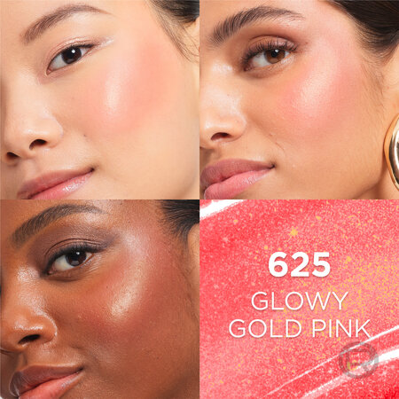 Fard de obraz lichid Lumi, 625 Glowy Gold Pink, 11 ml, Loreal Paris 691059
