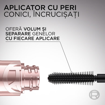 Mascara pentru alungire si volum Lash Paradise Big Deal, 9.9 ml, Loreal Paris 691114