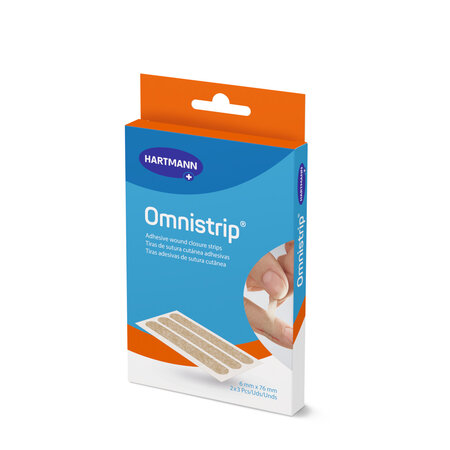 Plasturi Omnistrip, 6 x 76 mm, 6 bucati, Hartmann