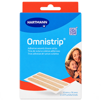 Plasturi Omnistrip, 6 x 76 mm, 2x3 plasturi, Hartmann