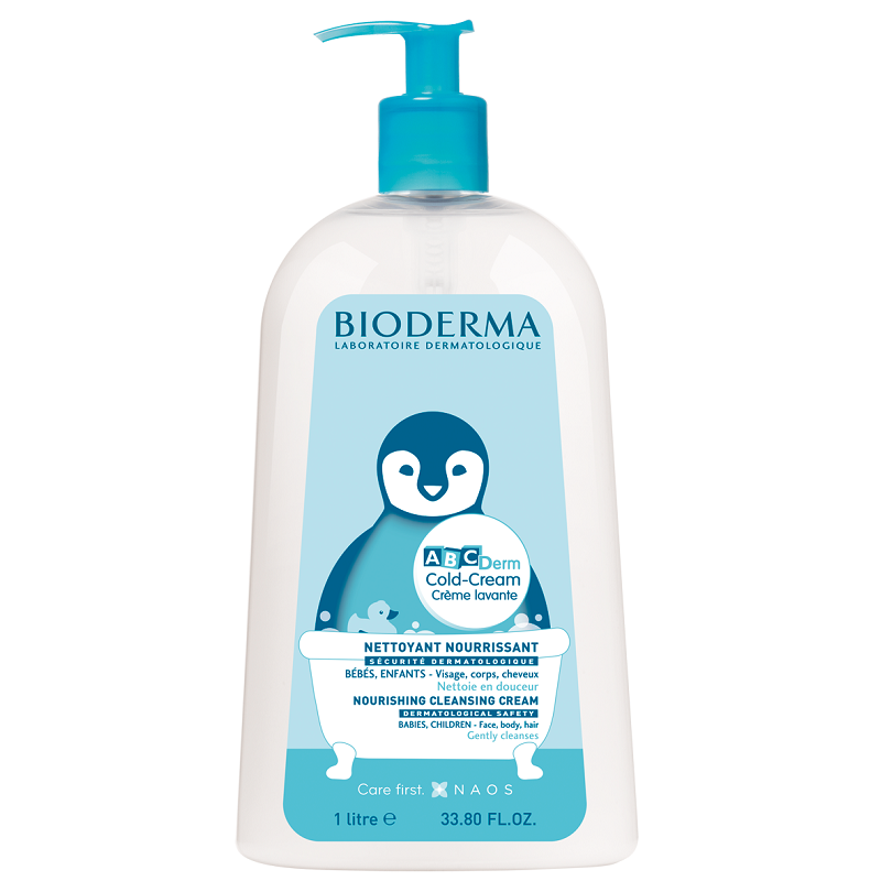 Crema de spalare ABCDerm Cold Cream, 1 litru, Bioderma