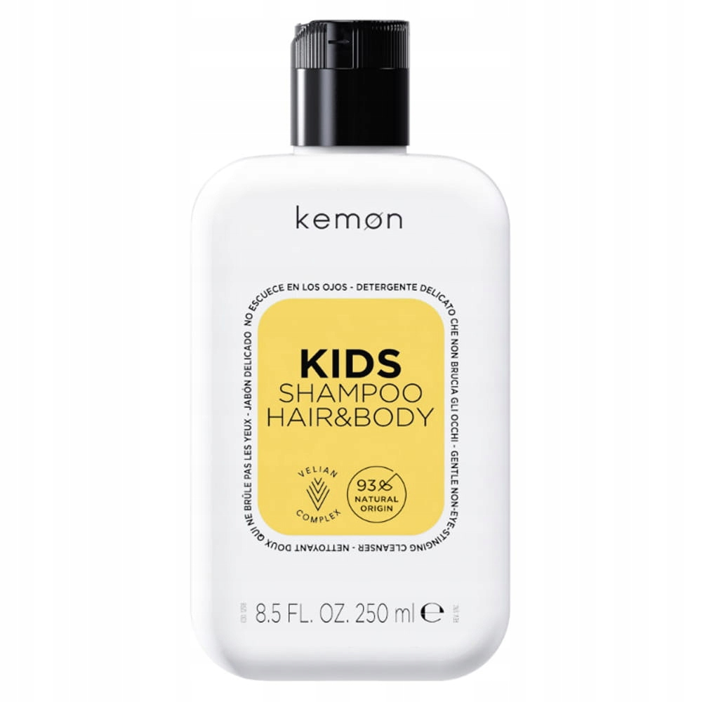 Sampon pentru par si corp Kids, 250 ml, Kemon