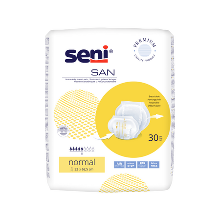 Absorbante pentru incontinenta San Normal, 30 buc, Seni