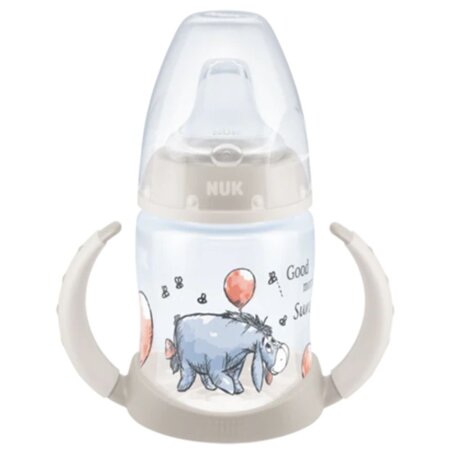Biberon PP Disney cu toarte si adaptor din silicon, 6-18 luni, 150 ml, 10743348, Nuk 691309
