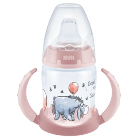 Biberon PP Disney cu toarte si adaptor din silicon, 6-18 luni, 150 ml, 10743348, Nuk