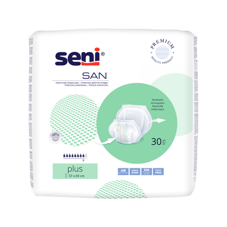 Absorbante pentru incontinenta San Plus, 30 buc, Seni