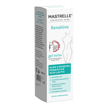 Gel pentru igiena intima Mastrelle Sensitive, 200 ml, Fiterman Pharma 691456