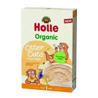 Cereale Bio  cu banane, prune si mere Otter Oats, 200 g, Holle
