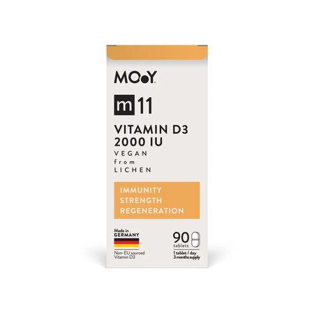 Vitamina D3 M11, 2000 IU, 90 tablete, Molecules of Youth