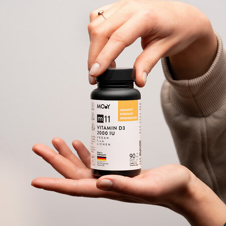 Vitamina D3 din lichen M11, 2000 IU, 90 tablete, Molecules of Youth 691483
