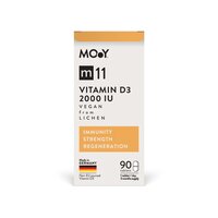 Vitamina D3 din lichen M11, 2000 IU, 90 tablete, Molecules of Youth