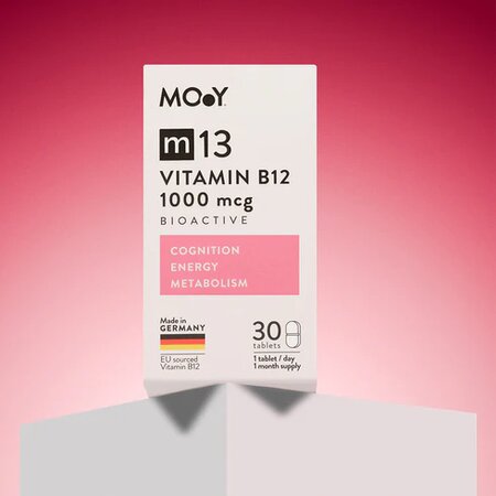 Vitamina B12 bioactiva M13, 1000 MCG, 30 tablete, Molecules of Youth 691622