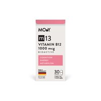 Vitamina B12 bioactiva M13, 1000 MCG, 30 tablete, Molecules of Youth