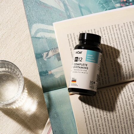Complete B Vitamins + Magnesium Bisglycinate M12, 30 capsule, Molecules of Youth 691540