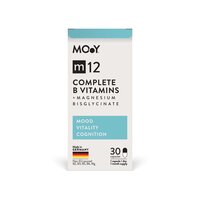 Complete B Vitamins + Magnesium Bisglycinate M12, 30 capsule, Molecules of Youth