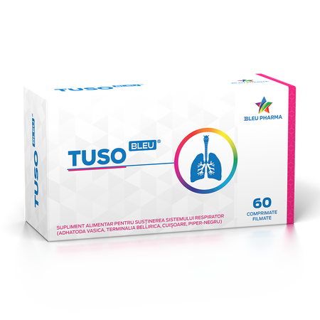 Tusobleu, 60 comprimate, Bleu Pharma
