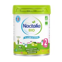Formula de lapte praf Organica Nactalia Bio 2, 6-12 luni, 800 g, Nactalia