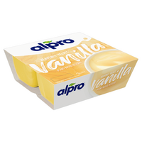 Desert din soia cu vanilie, 4x125 gr, Alpro