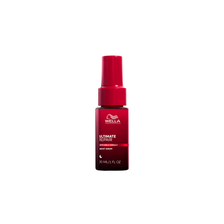 Serum de reparare, hidratare si protectie pentru par Ultimate Repair Night, 30 ml, Wella