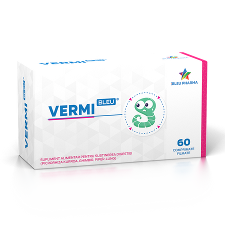 VermiBleu, 60 comprimate, Bleu Pharma