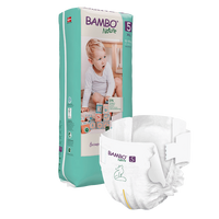 Scutece Ecolabel, Nr. 5, 12-18 kg, 44 bucati, Bambo Nature