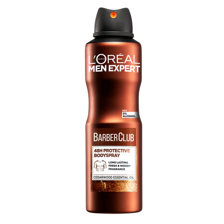 Spray antiperspirant pentru barbati Barber Club Men Expert, 150 ml, Loreal Paris