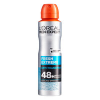 Spray antiperspirant pentru barbati Fresh Extreme Men Expert, 150 ml, Loreal Paris